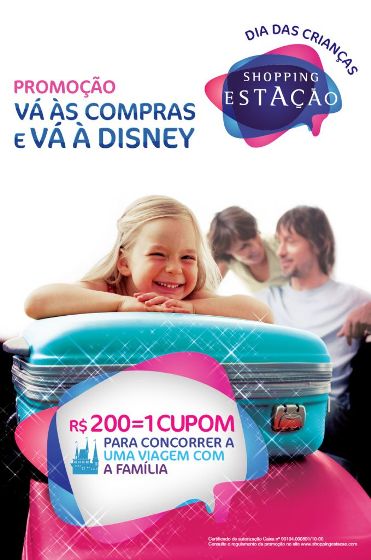 Indo à Disney na promoção do Estação