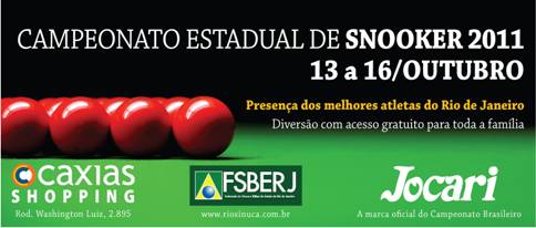 Caxias recebe o primeiro campeonato de snooker 
