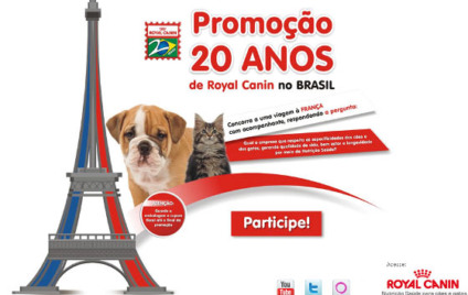 Promoção da Royal Canin levará à França