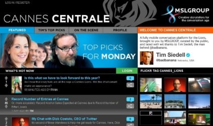 Cannescentrale conecta espectadores mobile 