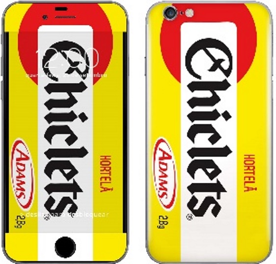 capa celular chiclets adams
