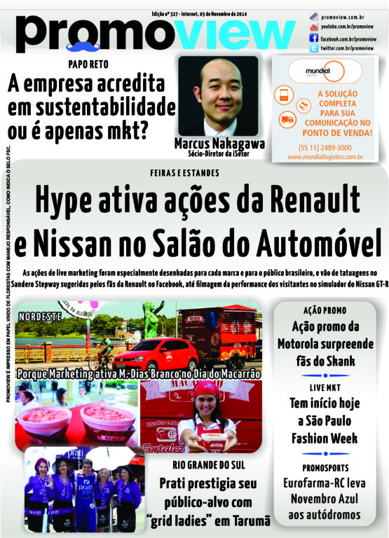 CONFIRA OS DESTAQUES DA CAPA DO DIA 03/11 – EDIÇÃO 327