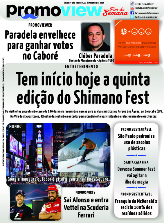 CONFIRA OS DESTAQUES DA CAPA DO DIA 21/11 – EDIÇÃO 341