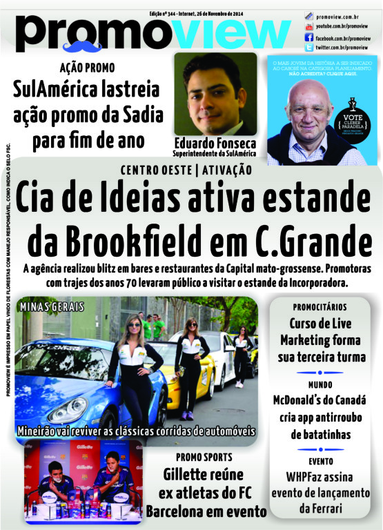 CONFIRA OS DESTAQUES DA CAPA DO DIA 26/11 – EDIÇÃO 344