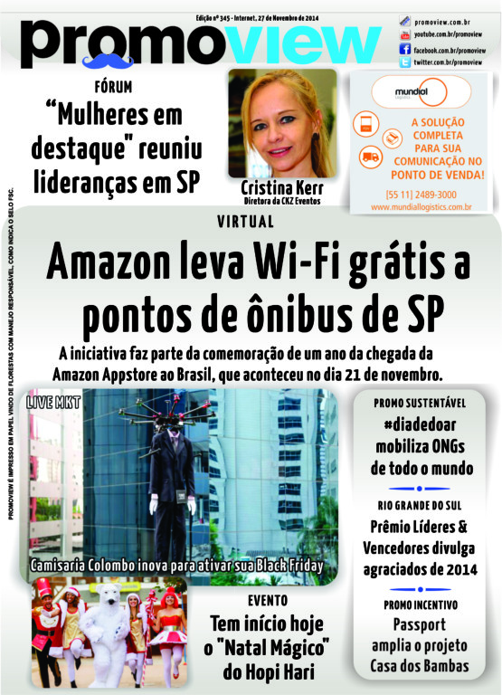 CONFIRA OS DESTAQUES DA CAPA DO DIA 27/11 – EDIÇÃO 345