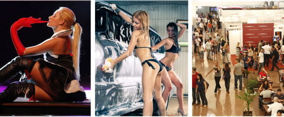 Erótika Fair apresenta Car Wash pela primeira vez