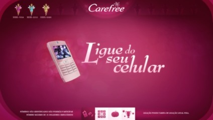 Jogo interativo ativa Carefree no cinema