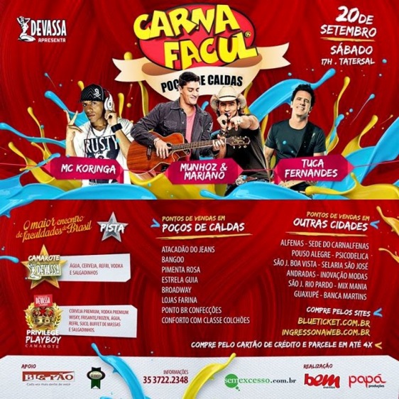 carnafacul pocos de caldas