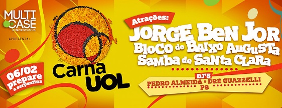 UOL promove bailes de Carnaval no RJ e SP