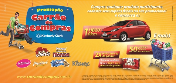 "Carrão de Compras" é a novidade da Kimberly-Clark