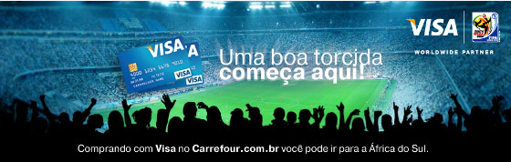 Carrefour.com leva torcedores à África do Sul