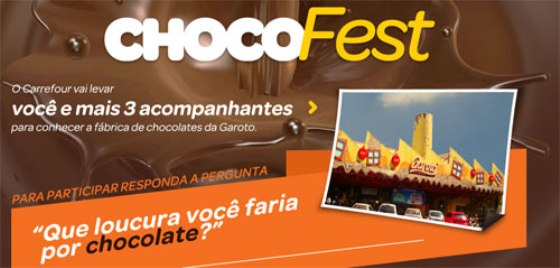 “Festival do Chocolate” do Carrefour com ação promo