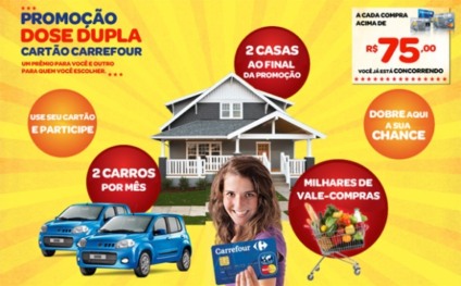 Carrefour sorteia prêmios entre clientes 