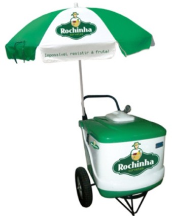 Sorvetes Rochinha no Camarote Brahma