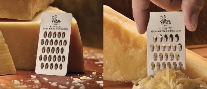 JWT transforma ralador de queijo em cartão de visita
