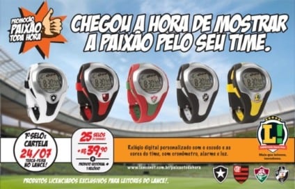 Time no coração, na cabeça e no pulso com o Lance!