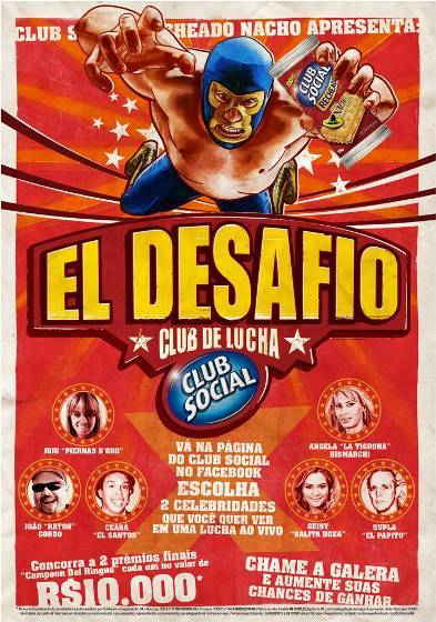 Club Social inova e apresenta o Lucha Libre