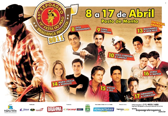 Shows musicais agitam a Expo Agro Shows musicais agitam a Expo Agro