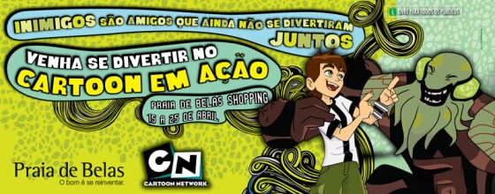 Praia de Belas traz evento "Cartoon em Ação"