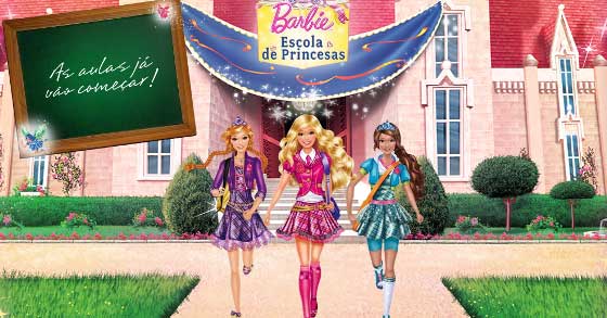 Promo da Mattel levará à Escola de Princesas da Barbie