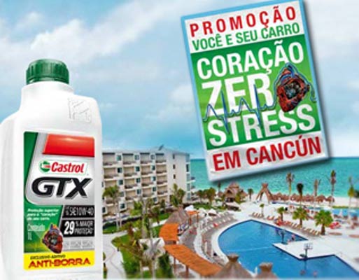 Coração zero stress na promoção da Castrol Coração zero stress na promoção da Castrol