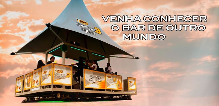 BIC cria Bar de Outro Mundo no Parque Villa-Lobos