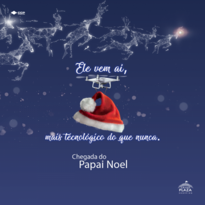 Papai Noel aterrissa nesse domingo no Grand Plaza