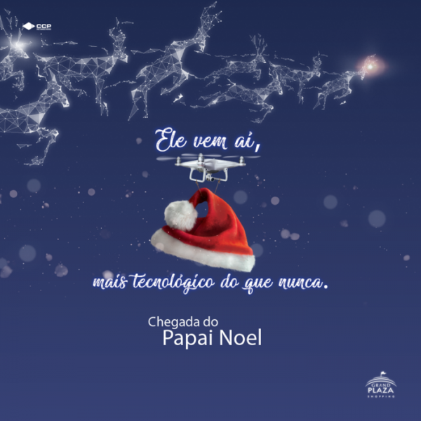 Papai Noel aterrissa nesse domingo no Grand Plaza