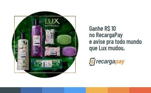 RecargaPay e Lux Botanicals juntos em promo