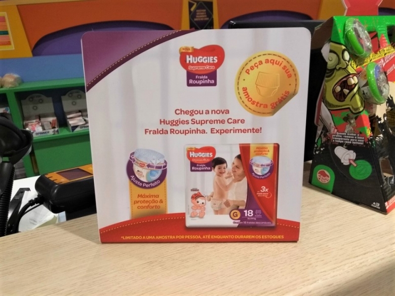 Samplify distribui 94 mil amostras de fraldas da Huggies