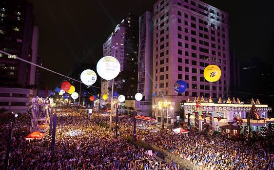 Tudo pronto para o Réveillon na Paulista