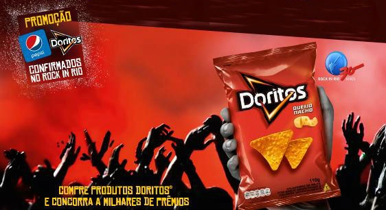 Pepsi e Doritos levam consumidores para o Rock In Rio