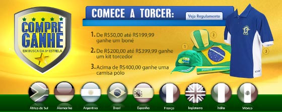 Compre e ganhe na promoção da Centauro