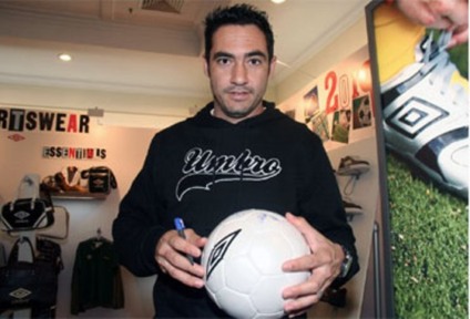 Chicão ativa promo da Centauro e Umbro