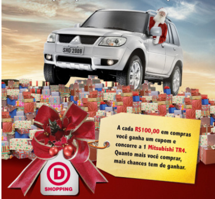 Natal mágico com Pajero no Center D