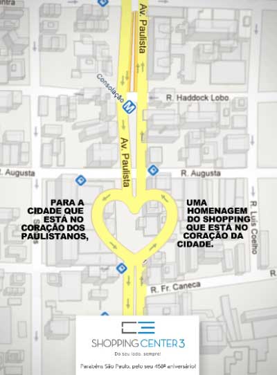 Center 3 homenageia São Paulo