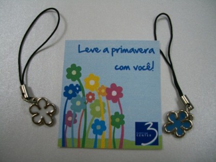 Center 3 com brindes para comemorar a Primavera
