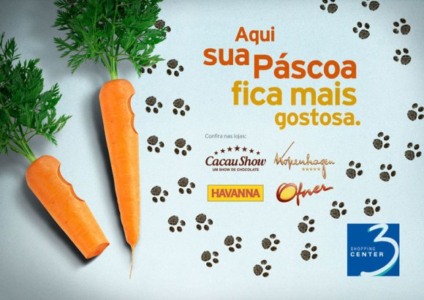 Center 3 cria campanha de Páscoa
