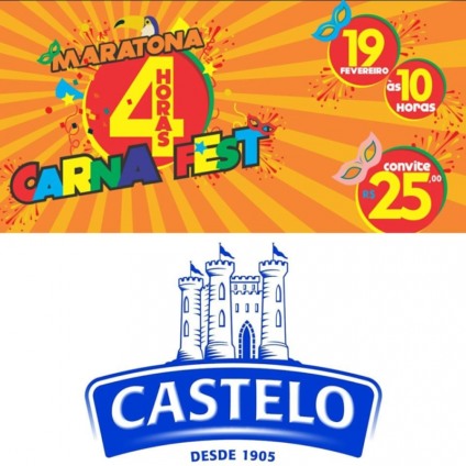 Castelo Alimentos faz ação de Carnaval na maratona de zumba fitness de Jundiaí