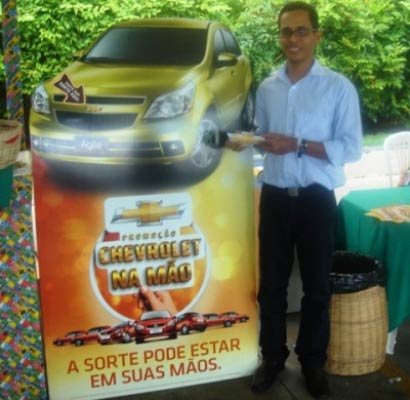 "Chevrolet na Mão" entrega primeiro prêmio