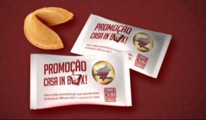 Biscoito da Sorte com casa na China In Box