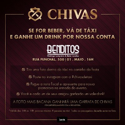 Chivas Regal incentiva consumo consciente