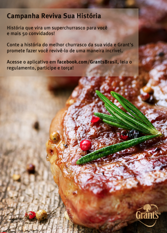 Reviva sua história na ação promo de Grant's