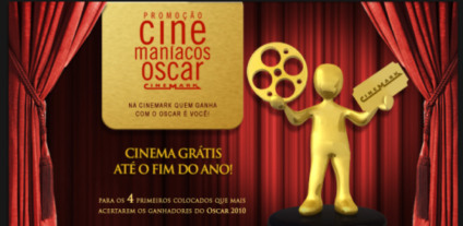 Cinemark promove o "Cinemaníacos"