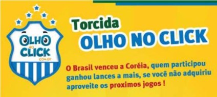 Olho no Click faz promo com foco na Copa do Mundo Olho no Click faz promo com foco na Copa do Mundo