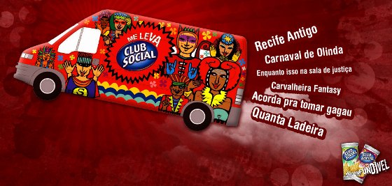 "Me Leva" com Club Social em Recife e Olinda