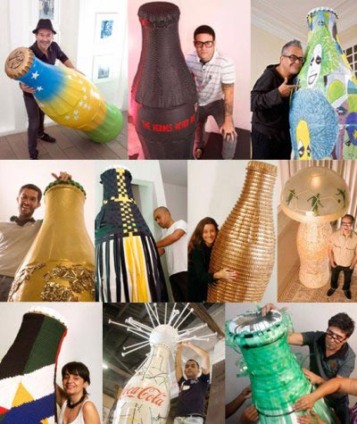 BH recebe exposição de garrafas de Coca-Cola