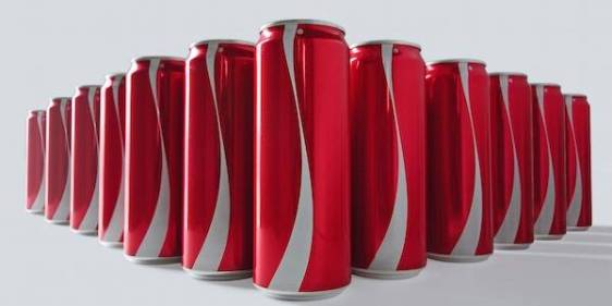 coca-cola sem rótulo