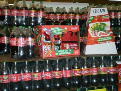 Coca-Cola com promoção via mobile