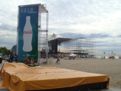 Coca-Cola esteve nos eventos de final de ano no Rio